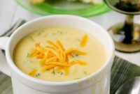 Golden Cheesy Vegetable Chowder