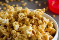 Peanut Butter Swirl Popcorn