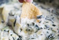 Creamy Dreamy Slow Cooker Spinach Artichoke Dip
