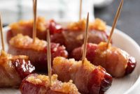 Bacon Wrapped Sausage Bites