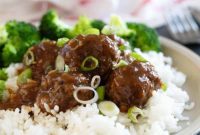 Sticky Glazed Asian Meatballs