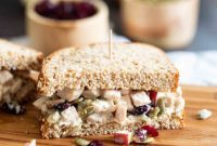 Honey Mustard Turkey Salad Sandwich