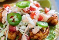 Zesty Shrimp Tostadas