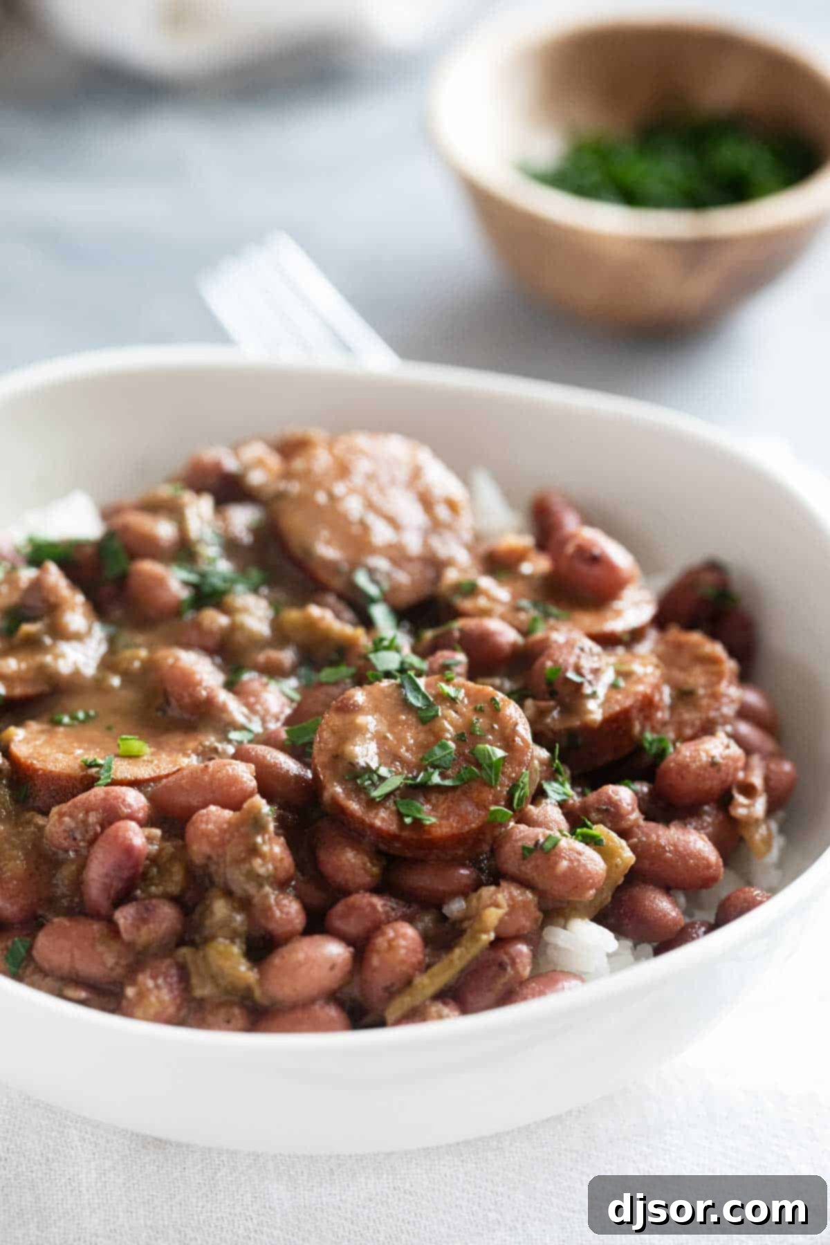 Andouille Red Beans and Rice 1 featured 663