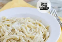 Bright and Zesty Lemon Pepper Fettuccine