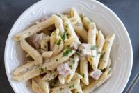 Creamy Ham and Cheese Ranch Pasta