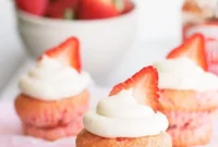 Strawberry Burst Cupcakes