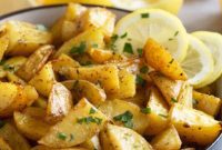 Zesty Greek Lemon Potatoes
