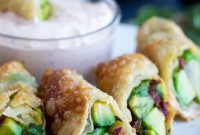 Crispy Avocado Egg Rolls
