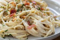 Creamy Bacon Alfredo Delight