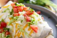 Zesty Green Chile Smothered Burritos