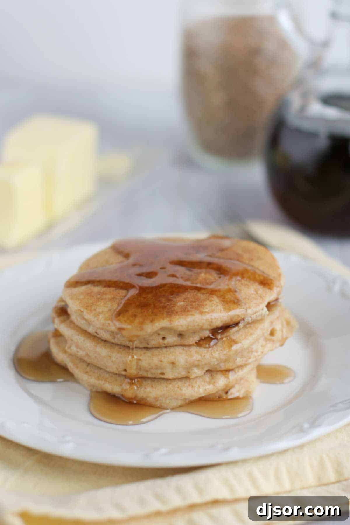 Wholesome Blender Pancakes 1 featured 7403