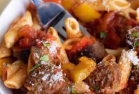 Robust Sausage and Peppers Pasta