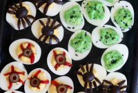 Ghastly Deviled Eggs