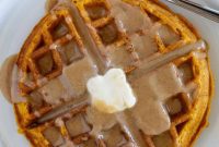 Autumn Pumpkin Waffles