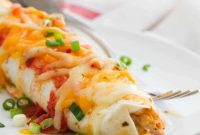 Creamy Chicken Enchilada Bake