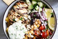Zesty Greek Chicken Power Bowls