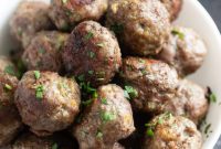 Savory Baked Meatballs