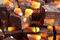 Spooky Sweet Candy Corn Fudge