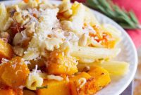 Roasted Butternut Squash Pasta with Brown Butter
