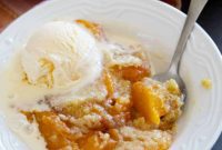 Effortless Peach Cobbler