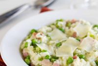 Creamy Ham and Pea Risotto