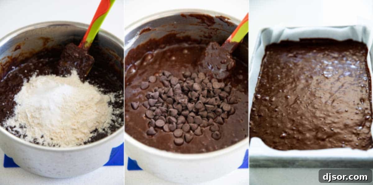 steps for brownie recipe