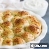 Stuffed Pizza Rolls in a baking dish.