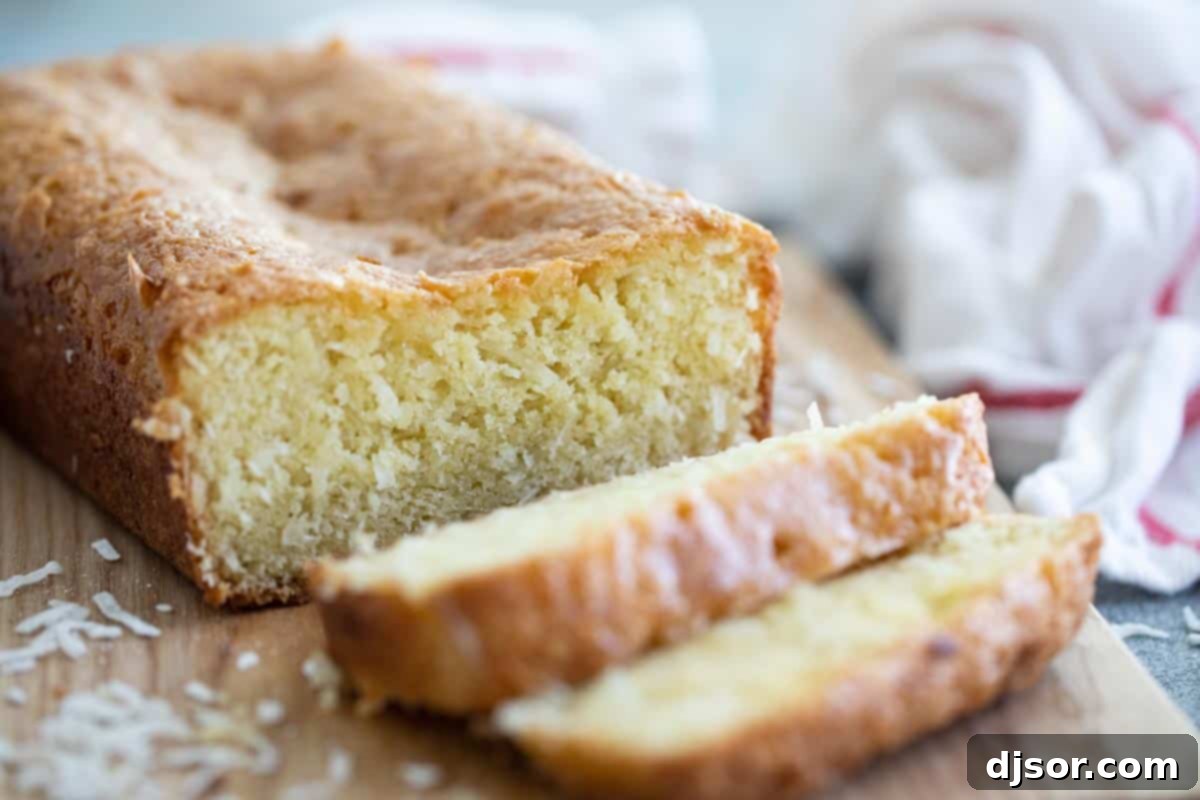 Tropical Coconut Loaf 2 Sweet and Moist Coconut Bread Recipe
