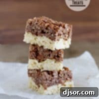 Yin and Yang Rice Krispie Treats 2 Black and White Rice Krispie Treats | www.tasteandtellblog.com