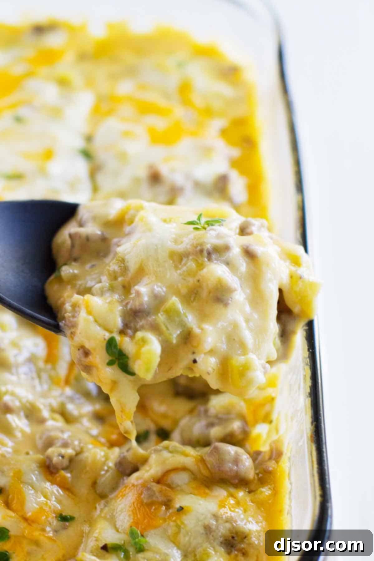 Southwestern Green Chile Comfort 3 This Green Chile Casserole with Beef is a comfort food favorite!