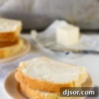 Two slices of Green Chile Cheddar Bread on a plate, showcasing its golden crust and delicious texture.