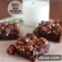 Ultimate Rocky Road Brownies 2 Rocky Road Brownies | www.tasteandtellblog.com