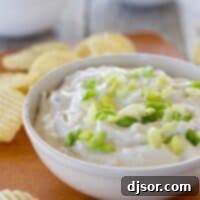 Savory Bacon & Horseradish Dip 2 bowl of bacon horseradish dip topped with green onions