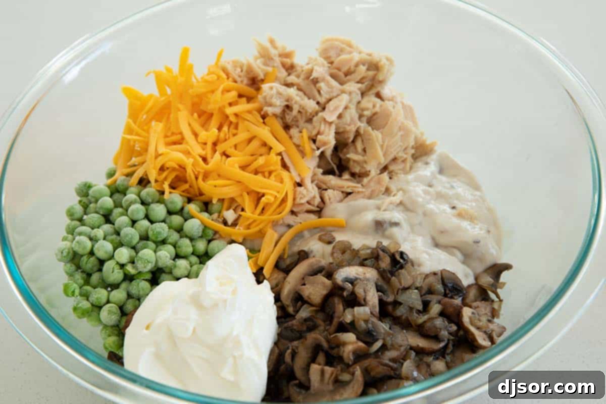 Ingredients for Tuna Casserole