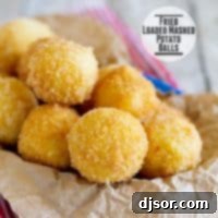 Ultimate Loaded Potato Poppers 12 Fried Loaded Mashed Potato Balls from www.tasteandtellblog.com