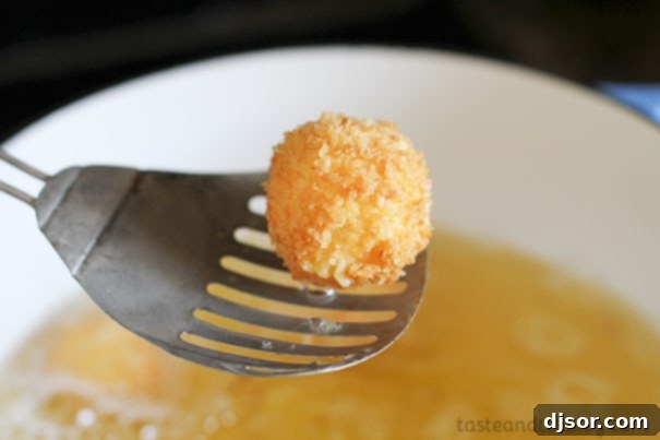 Ultimate Loaded Potato Poppers 10 Frying Fried Loaded Mashed Potato Balls in hot oil