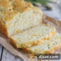 Savory quick bread made with cheese and pepper.