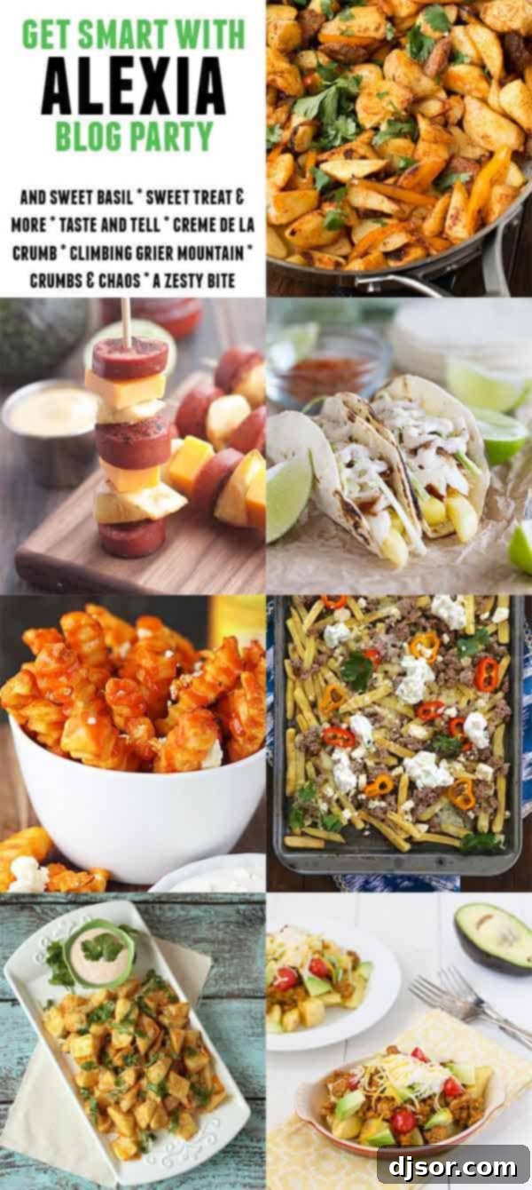 Chip Shop Tacos 3 Blog party promoting Alexia Smart Classics healthy fries