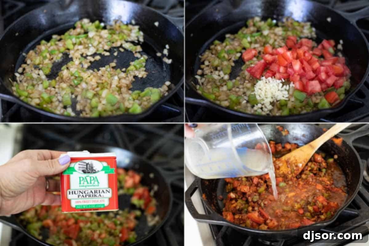 Rich, comforting and flavorful, this Chicken Paprikash is based off of a popular Hungarian recipe. It’s easy enough to make on a weeknight and is loved by both adults and children. making chicken paprikash