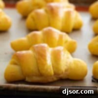 Fluffy Sweet Potato Buttermilk Crescents 2 baked Sweet Potato Buttermilk Crescent Rolls