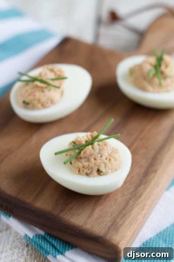 Zesty Ham and Egg Medley 2 Deviled Ham and Eggs - A delightful Easter appetizer that uses leftover ham