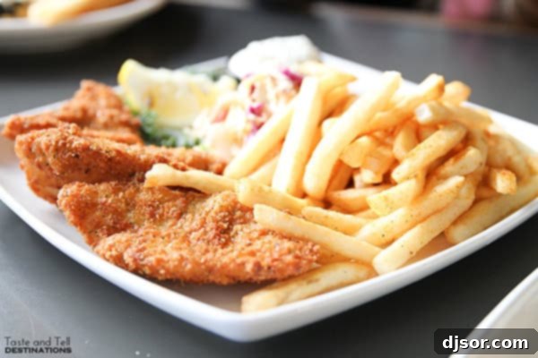 Great seafood at Lowell's Restaurant - A delicious plate of fresh, locally sourced seafood