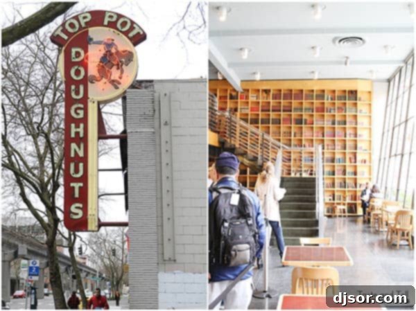 Top Pot Doughnuts - Where to eat in Seattle, Washington for handcrafted, delicious doughnuts