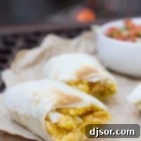 how to make Campfire Breakfast Burritos