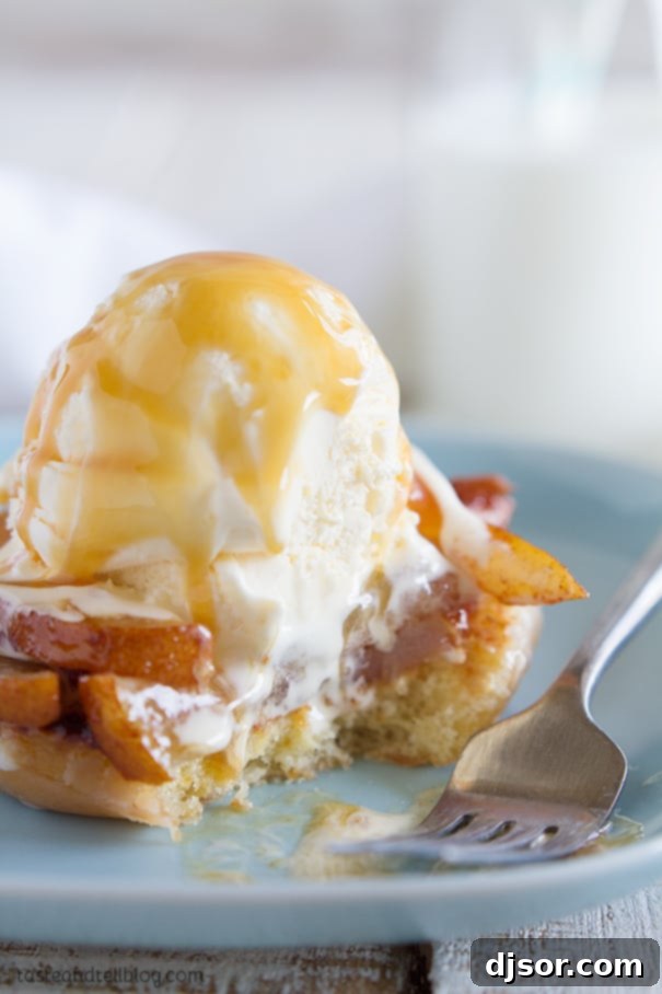 Sweet & Smoky Grilled Doughnut Pear Sundae 4 Delicious Grilled Doughnut and Pear Sundae Recipe, ready to be enjoyed.