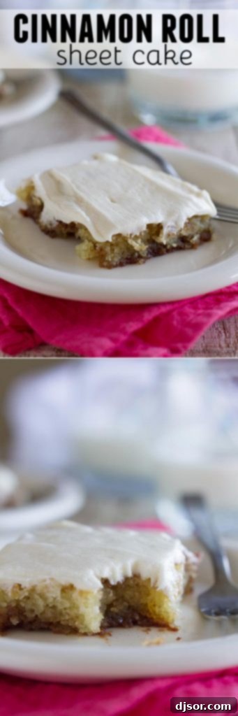 The Girl Who Ate Everything Reviews The Ultimate Cinnamon Roll Sheet Cake 6 The irresistible Cinnamon Roll Sheet Cake, perfect for any sweet occasion.