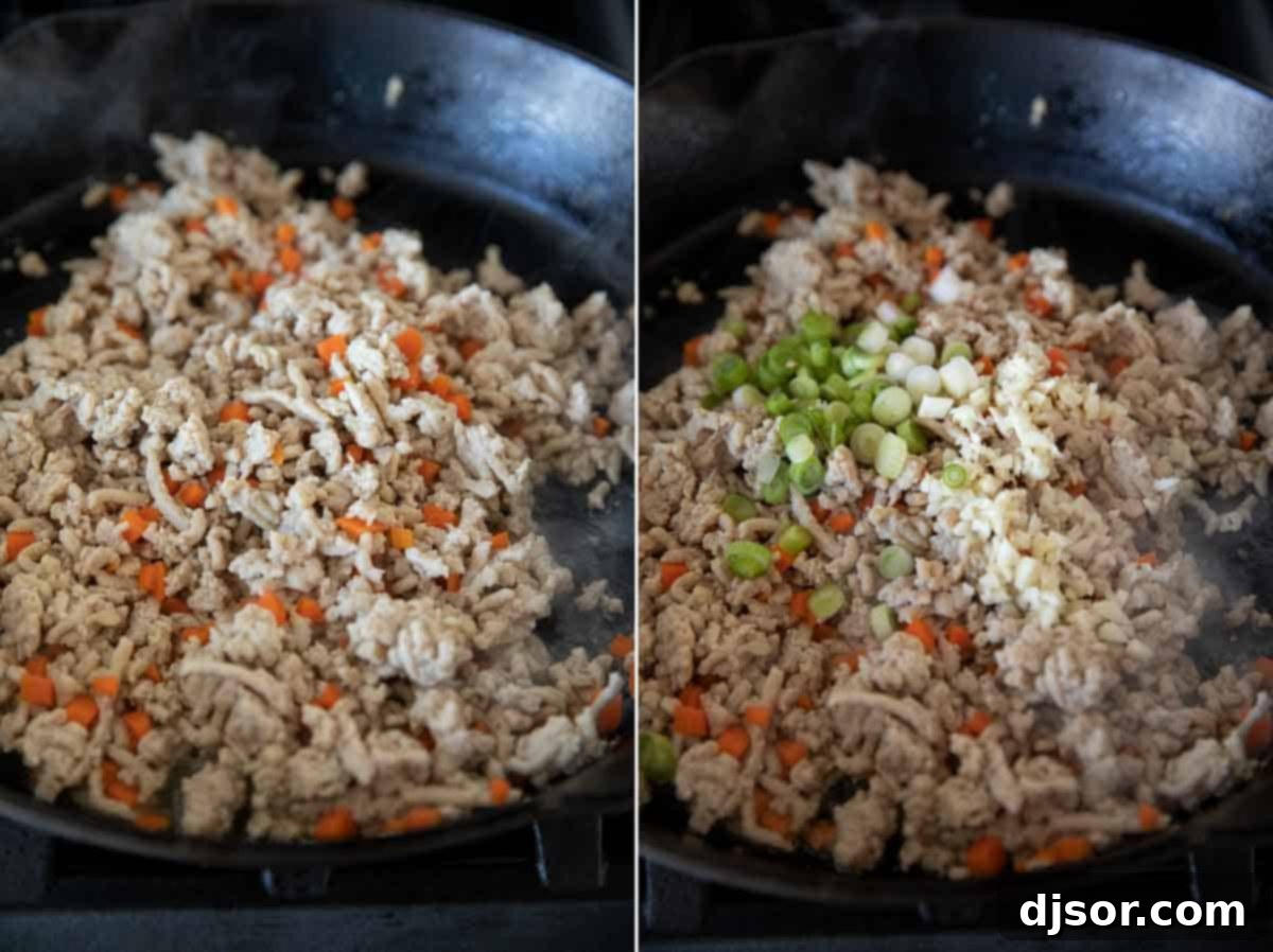 steps to make chicken lettuce wraps