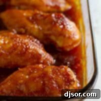 Caramelized Chicken Perfection 4 Candied Chicken in a baking dish.