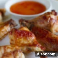 Thai Sticky Sweet Wings 2 chicken wings with a thai twist